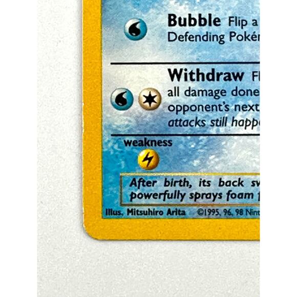 Squirtle 63/102 Base Set Pokemon Card WOTC Vtg Never Played - Picture 4 of 10